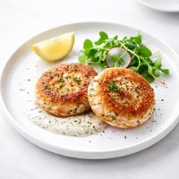Salmon and Cod Fish Cakes