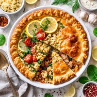 Salmon and Couscous Pie