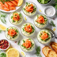 Salmon and Cucumber Mousse