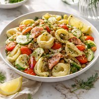 Salmon and Dill Tortellini Salad