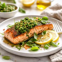 Salmon and Lemon Grass Pesto