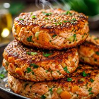 Salmon and Sweet Potato Patties