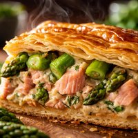 Salmon Asparagus Pie