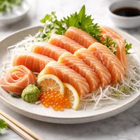 Salmon Belly Sashimi