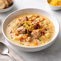 Salmon Cheddar Chowder