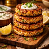 Salmon Corn Cakes