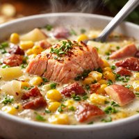 Salmon Corn Chowder