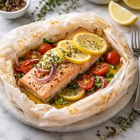 Salmon in Parchment Paper