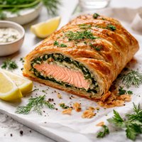 Salmon in Puff Pastry