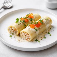Salmon Manicotti