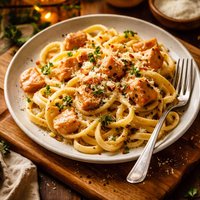 Salmon Sauced Pasta