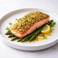 Salmon with a Parmesan Crust