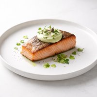 Salmon with Avocado Mayonnaise