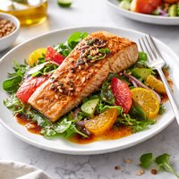 Salmon with Citrus Balsamic Vinaigrette