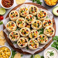 Salsa Cheese Roll Ups