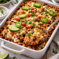 Salsa Chicken and Rice Casserole