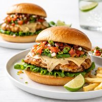 Salsa Chicken Burgers