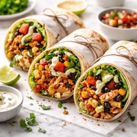 Salsa Chicken Wraps