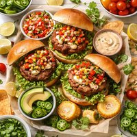 Salsa Turkey Burgers