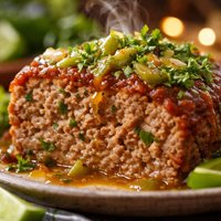 Salsa Verde Mexican Meatloaf