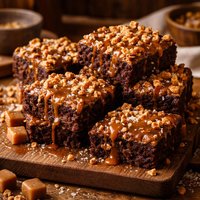 Salted Caramel Crunch Brownies