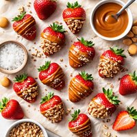 Salted Caramel Strawberries