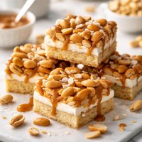 Salted Peanut Chew Bars