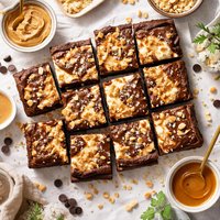Salty Peanut Cream Cheese Brownies