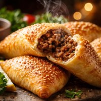 Sambusak Filled Beef Pastries