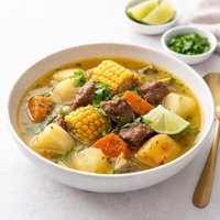 Sancocho Quiteno Ecuadorian Beef and Vegetable Soup
