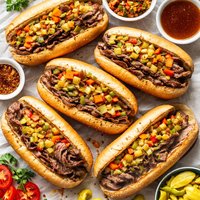 Sandwich King Italian Beef Sandwiches