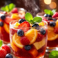 Sangria Fruit Cups Non Alcoholic