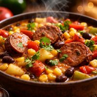 Santa Fe Corn Sausage Stew