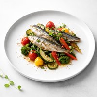 Sardine and Vegetable Saute