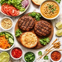 Satay Hamburger Recipe