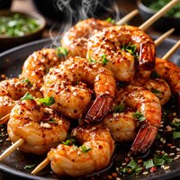 Sate Prawns Shrimp