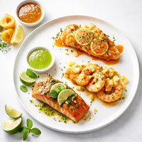 Sauces Apricot Lemon Glaze Lime Daiquiri Pineapple Ginger