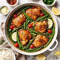 Saucy Chicken and Green Beans