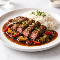 Saucy Pepper Steak