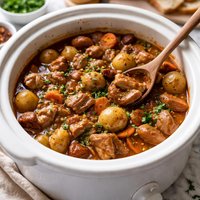 Saucy Pork and Potato Crock Pot