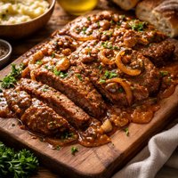 Saucy Round Steak for a Crowd