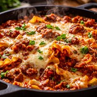 Saucy Skillet Lasagna
