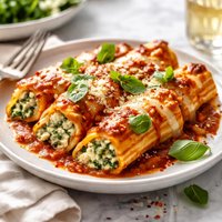 Saucy Stuffed Manicotti