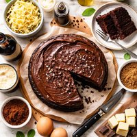 Sauerkraut and Beer Fudge Cake