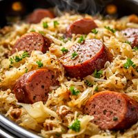 Sauerkraut and Kielbasa Crock Pot