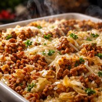 Sauerkraut Cabbage Casserole