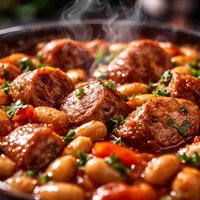 Sausage and Beans Casserole