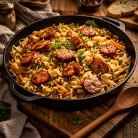 Sausage and Cabbage Skillet