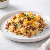 Sausage and Cheese Potato Casserole
