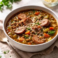 Sausage and Lentil Soup